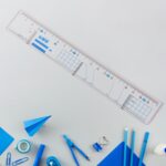 Multifunctional Transparent Plastic Geometry Ruler (1 Pc) - Image 7