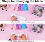 Paper Cutter, A5 Mini Paper Cutter, Portable Paper Cutting Machine (1 Pc / Mix Color) - Image 3