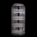 4 Folding Storage Hanger Acrylic Earring Screen Holder Display Stand Clear (1 Set) - Image 4