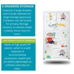 Kid's Plastic Chest of 6 Drawers, Multi-Purpose Storage Organizer/Wardrobe for Kids - Image 5