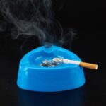 Oblivion Durable Plastic Ashtray with Wide Bowl and Triple Cigarette Holder Slots (1 Pc) - Image 5