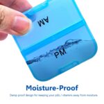 Weekly 7 Day Rainbow Color Pill Organizer Box - Image 9