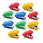 Mini Stapler Set  with Staples – Assorted Colors | No.10 Staplers with Pins (20 pcs Set) - Image 9