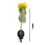 Sunflower Solar LED Lights, Warm White Garden Light (1 Pc) - Image 8