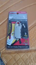 Silver Tone Motorcycle Bike Helmet Lock Portable 3 Digit Security Resettable Lock Anti-Theft Luggage Lock - Image 5