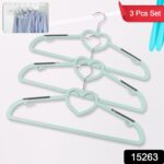 Plastic Clothes Hangers, Slim & Durable Space-Saving Hangers (3 Ps) - Image 2