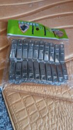 Cloth Drying Pins Stainless Steel Cloth Clips (20 Pcs Set) - Image 7
