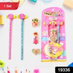 Fun Candy Design Pencil Set with Accessories Set (1 Set ) - Image 2