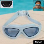 Premium Wide Vision Swimming Goggles With protective hard case (1 Pc) - Image 2