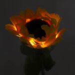 Sunflower Solar LED Lights, Warm White Garden Light (1 Pc) - Image 3