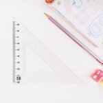 Plastic Geometry Set, Triangle Ruler Protractor Straight Ruler (4 Pcs Set) - Image 3