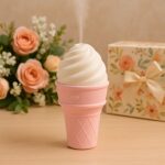 Ice Cream Cone Shape Air Freshener Humidifier (1Pc / Pink) - Image 7
