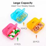 Weekly 7 Day Rainbow Color Pill Organizer Box - Image 10