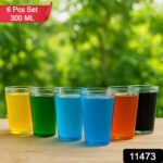 Apex Pyramid Ringo Plastic Glass – 300ml Approx | Durable, Crystal-Clear Tumbler - Image 2