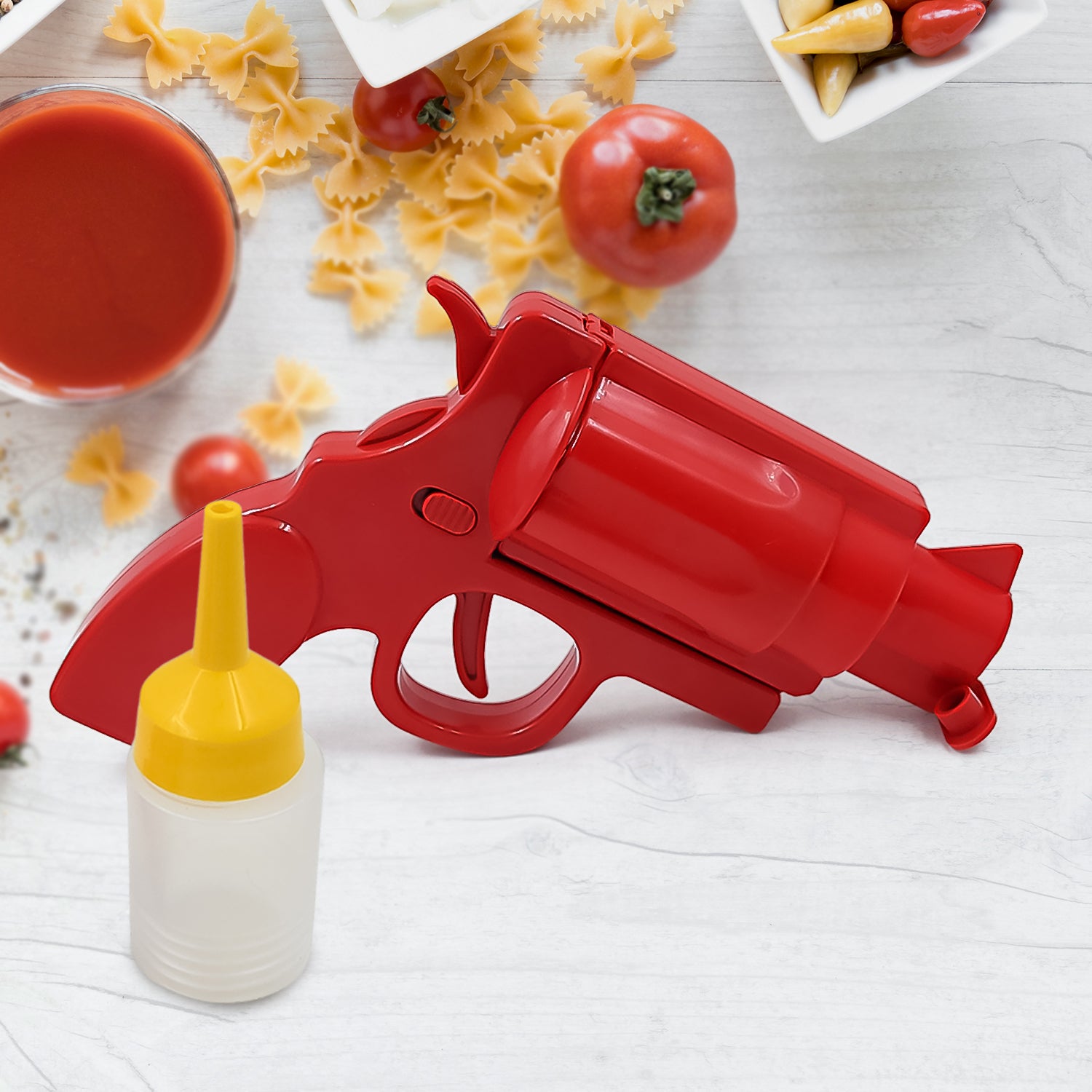12028_pla_ketchup_dispenser_gun_1pc Ketchup Dispenser Mustard Bottle Gun (1 Pc) - Image 1