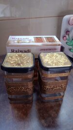 Plastic Rajwadi Container 2pcs set 1100ml - Image 7
