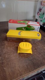Big Multipurpose Vegetable and Fruit Slicer (Yellow / 1 Pc) - Image 7
