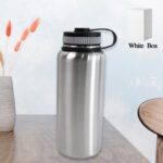 Stainless Steel Double Wall Vacuum-Insulated Drink Water Bottle (1000 ML / Mix Color)