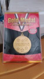 Gold Metal Medal with Tricolor Ribbon (1 Pc) - Image 7
