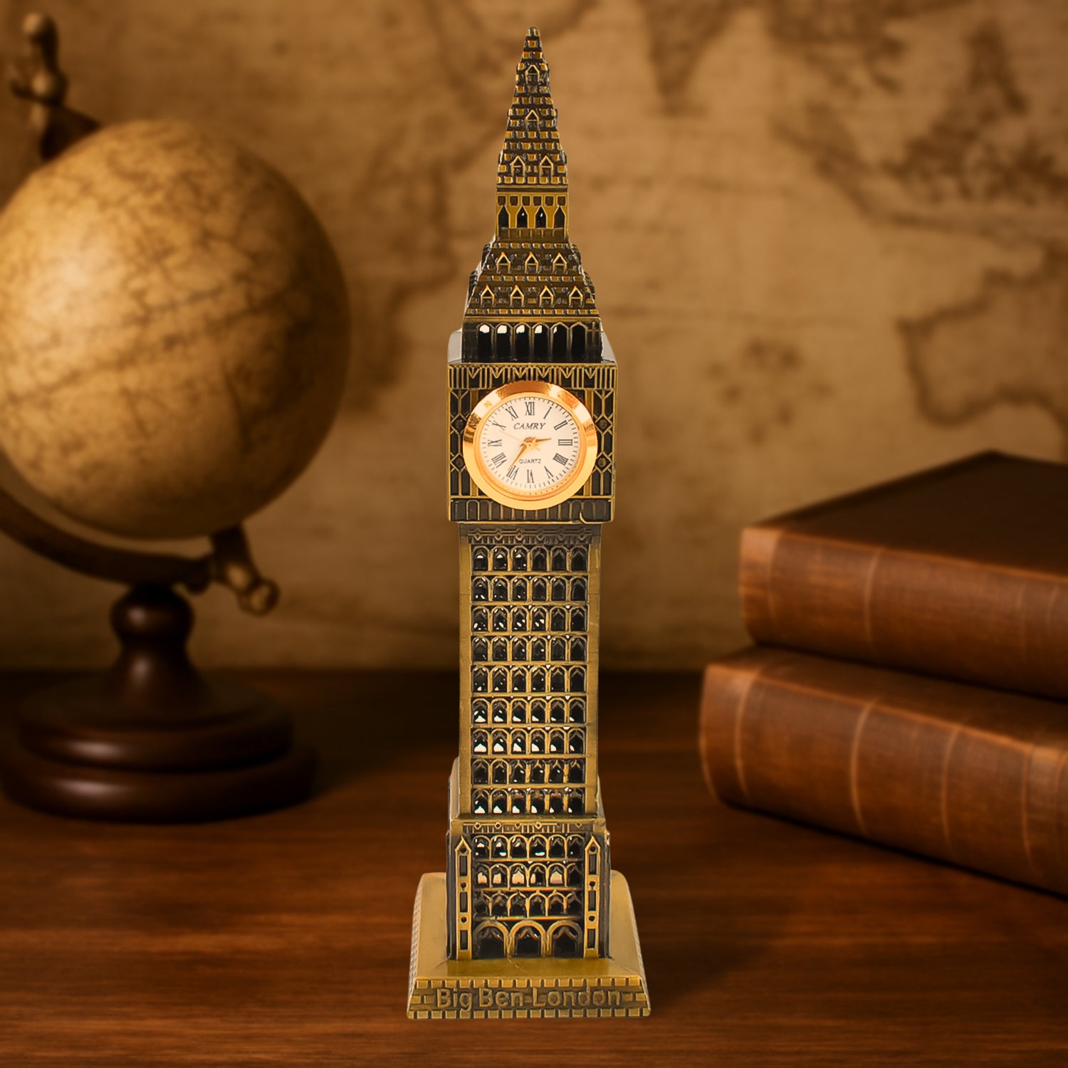 14411_big_ben_london_clock_tower Big Ben London Clock Tower Miniature Metal Statue - Elegant Home Decor and Perfect Gifting Option - Image 1