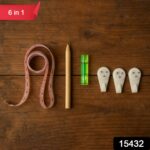 6-in-1 Wall Hanging & Measurement Tool Kit - Image 2