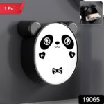 Plastic Cute Panda Soap Box – Wall Mounted Flip-Top Drain Soap Case (1 Pc) - Image 2