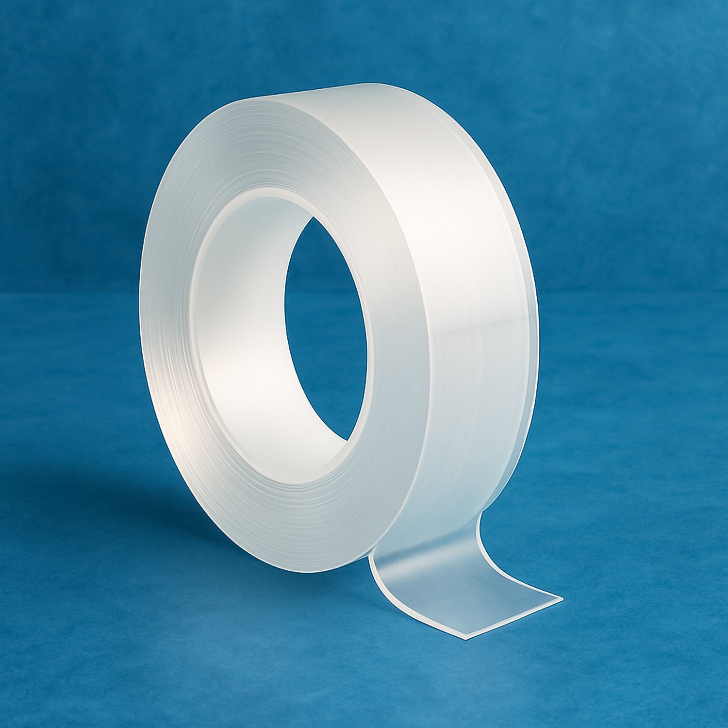 15450_double_sided_tape_12x3cm Sticky Double Sided Tape Washable Adhesive Tape Reusable (12×3 Cm / 1 Pc) - Image 1