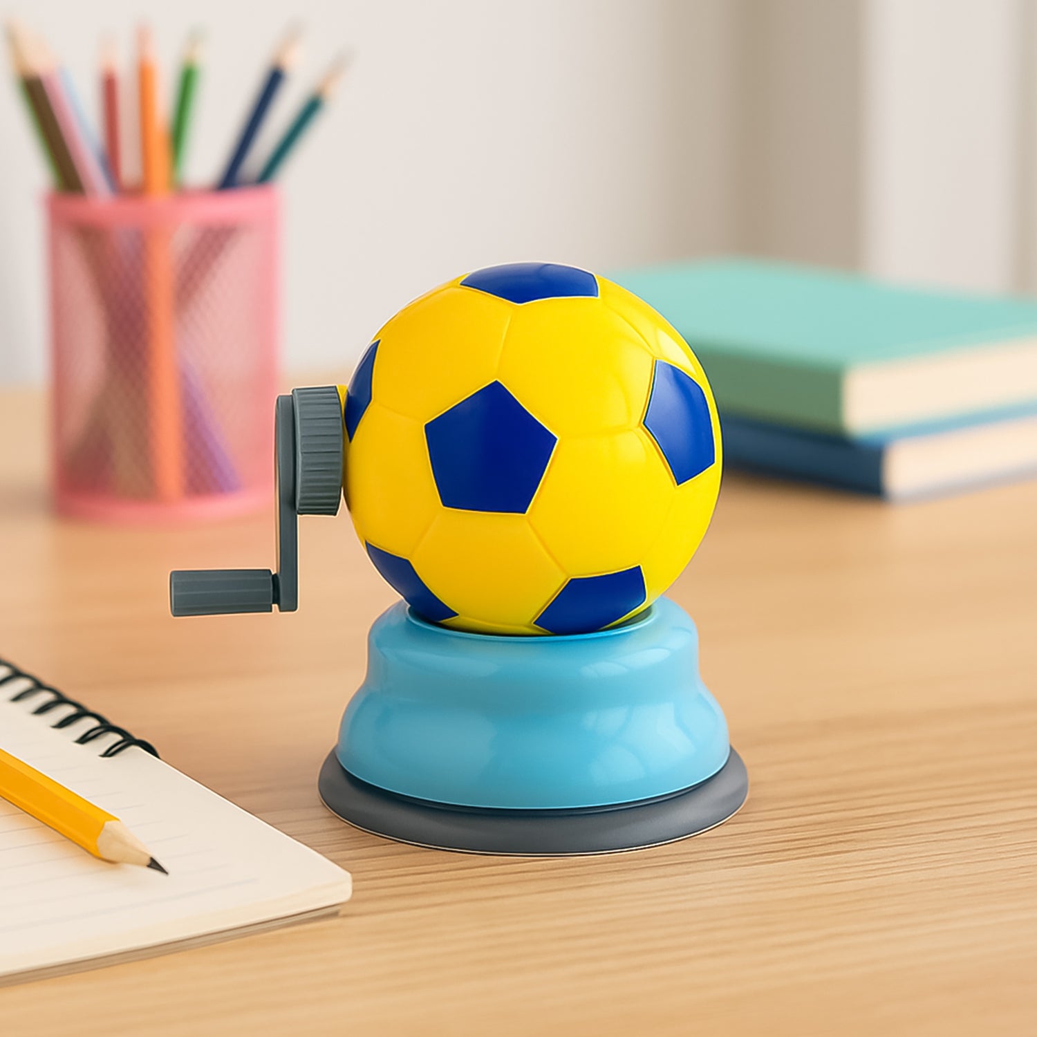 18968_football_design_pencil_sharpener Football Design Pencil Sharpener (1 Pc) - Image 1