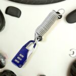 Anti-theft Dial Lock, Padlock, 3-Digit, Built-In Wire (1 Pc)