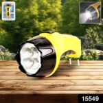 Rechargeable LED Torch Flashlight – High-Power Handheld Emergency Light with Built-in Plug - Image 2