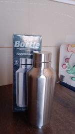 Stainless Steel Water Bottle (1000ML / 1 Pc / Steel) - Image 7