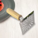 Kitchen Tools Wooden Handle Square Stainless Steel Potato Masher (1 Pc) - Image 4