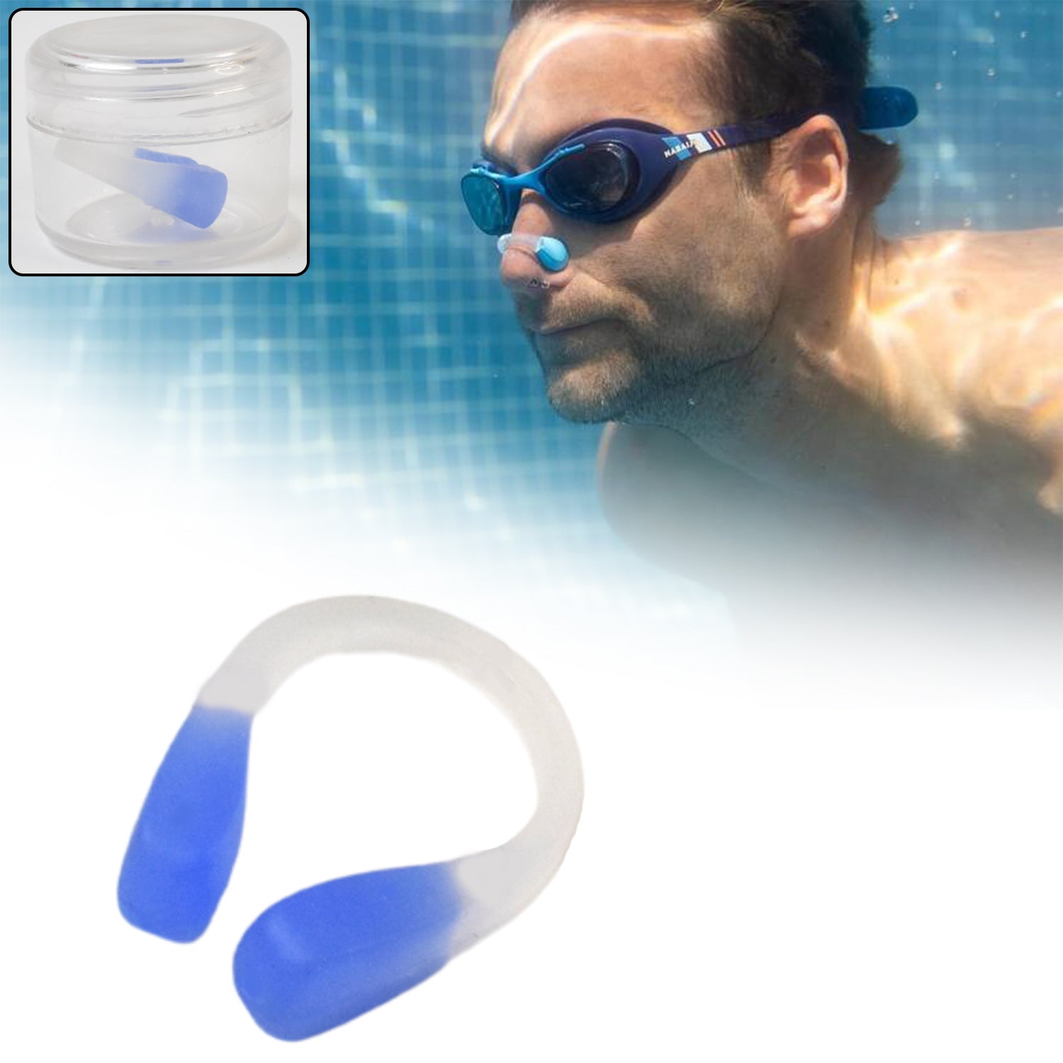 1_7f6f2f16-aa73-4297-8996-96a3fb89d1e9 Swimming Nose Clip (1 Pc / Mix Design) - Image 1