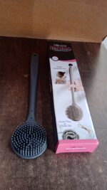 Silicone Back Scrubber Brush with Long Handle (1 Pc) - Image 7