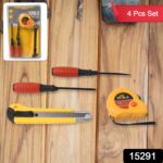 4 In 1 Hand Tool Kit Maintenance Repair Kits (1 Set) - Image 2
