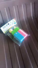 3D Shapes Multicoloured Pattern Building Blocks Toy Solid Figures (6 Pcs Set) - Image 7