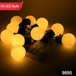 10 LED String Lights 3 Battery Operated (1 Pc / Battery Not Included) - Image 2