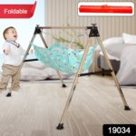 Baby Boy's and Girl's Portable Folding Swing Stainless Steel Stand (1 Pc) - Image 2