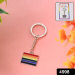 Rainbow Design Metal Keyring Key Chain (1 Pc Mix Design) - Image 2