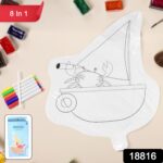 Multicolour colour-your-own inflatable animals With 6pcs Colored Pen Markers (1 Set) - Image 3