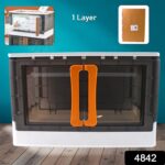 Plastic Folding Wardrobe Storage Organizer (1 Layer / 1 Pc) - Image 2