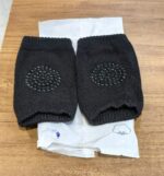 Black Toddler Wool Knit Leg Warmer (Knee Guard) - Image 7