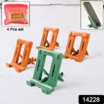 Adjustable 4 Steps Foldable Mobile Stand Holder (4 pc) - Image 2