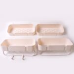 Multipurpose Kitchen Bathroom Wall Corner Shelf Rack (4 Pcs Set) - Image 5