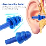 Safety Ultra Soft Foam Ear Plugs Reusable Ear Plugs for Sleeping, Travel (4 Pair) - Image 4