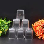 6pc Transparent Diamond Medium Serving Glass Set, Glass Set for Water, Juice etc - Image 3
