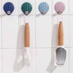 Self Adhesive Wall Hooks Waterproof Adhesive Sticky Stylish Hooks (4 Pc) - Image 6