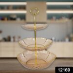 3 Layer Snack Rack, Basket Stand Holder (1 Pc) - Image 2