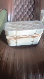 Multipurpose Kitchen Bathroom Wall Corner Shelf Rack (4 Pcs Set) - Image 7