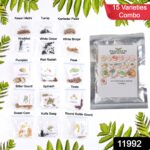 15 Varieties of Vegetable Seeds Combo (1 Pkt. / 15 Varieties) - Image 2